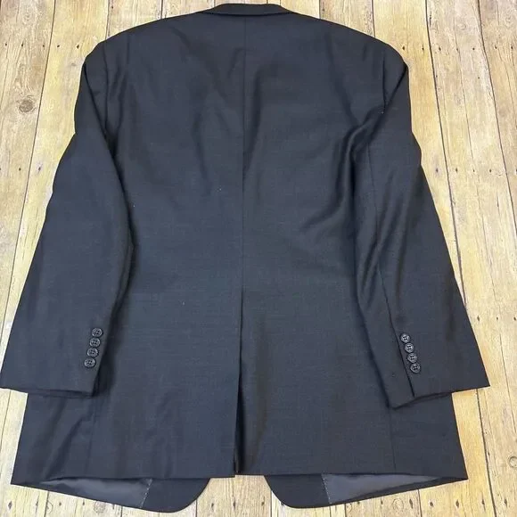 Hart Schaffner Marx Suit Charcoal Gray 46R 38W 30I - Picture 11 of 14